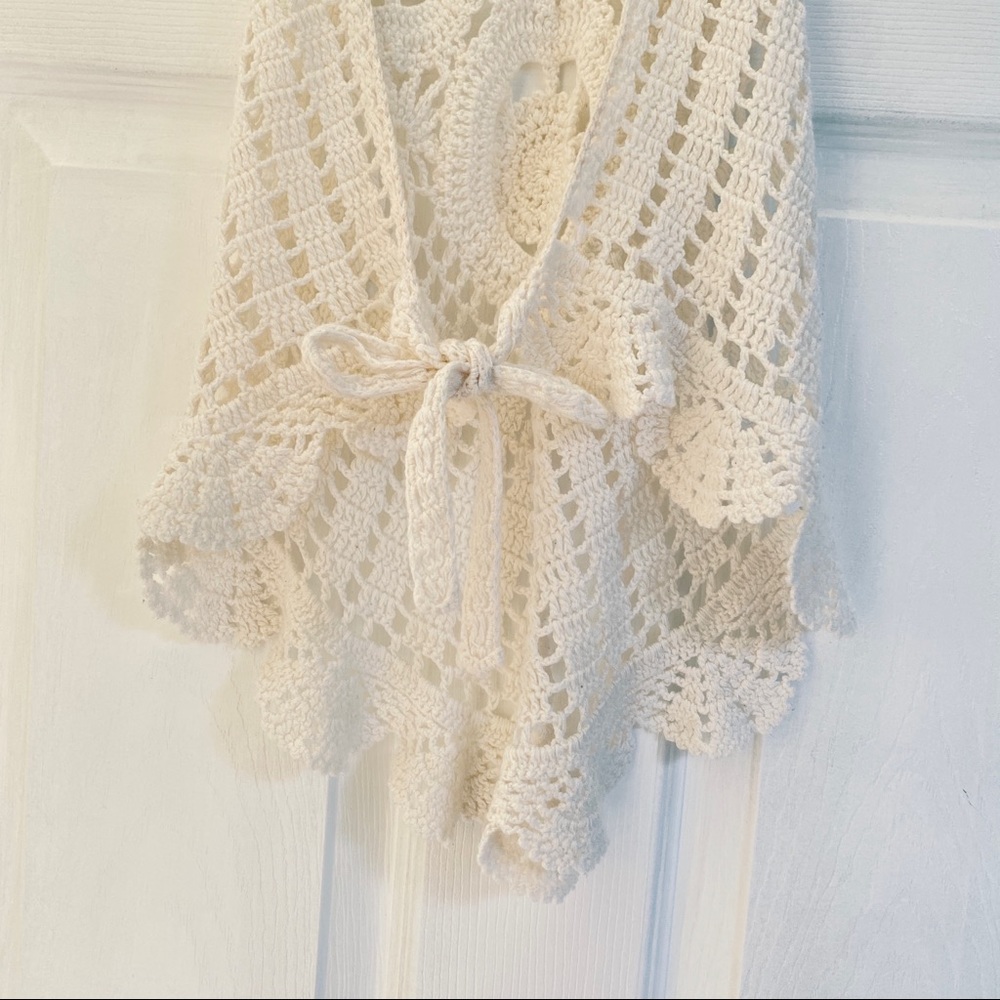 Crochet Backless Tie Top